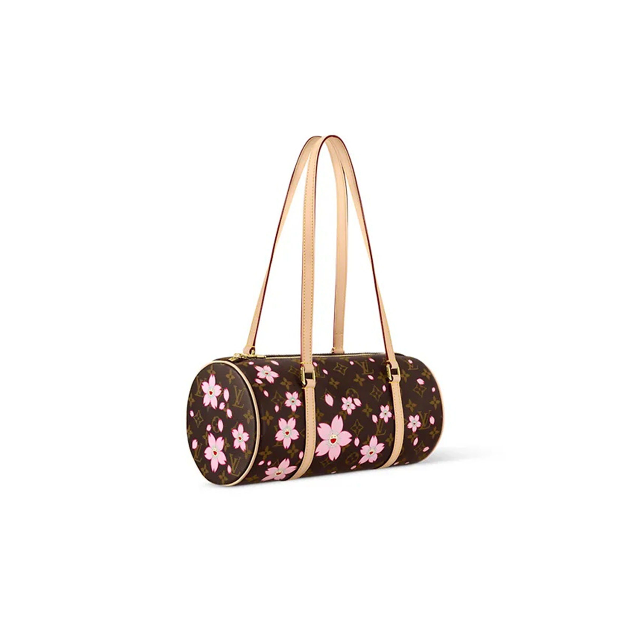 LOUIS VUITTON MURAKAMI LV X TAKASHI MURAKAMI PAPILLON CHERRY BLOSSOM M13097 (27*13*11cm) 